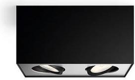 Double ceiling light LED BOX special form black 2x4.5W SELV 9W 1000Lm IP20 915005528201 | 8718696164532