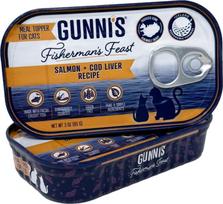 Gunnis - Toppers Salmon & Cod Liver, Cat - 85 g