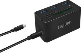 Logilink UA0370 laptop dock/port replicator Wired USB 3.2 Gen 1 (3.1 Gen 1) Type-C Black