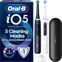 Oral B - iO5 Electric Toothbrush - Black & White - 2-Pack