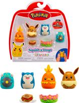 Pokémon - Squishalongs 4 PK Eevee/Snorlax (SQAL0068)
