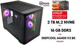 Stacionarus kompiuteris | RYZEN 5 7500F, DDR5 16GB 6000MHz, NVME M.2 SSD 2TB, RX 9060 XT 16GB