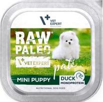 Vetexpert RAW PALEO Pâte Mini Puppy Duck - wet dog food - 150g