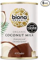 "Biona" ekologiškas kokosų pienas 400 ml (6 vnt.)