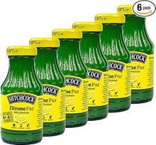 "Hitchcock" - 6 pakuočių "Premium" citrinų sulčių pakuotė Grynos 100 % tiesioginės sultys - maždaug 6 citrinų sultys 0,2 litro stikliniame butelyje