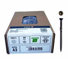 4PRO - Terasinis medsraigtis A2 (4.5 × 60 mm) SK-4.5x60mm-200-A2-BR
