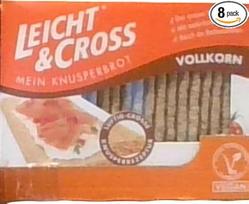 "Leicht&Cross" pilno grūdo traškučiai, 8 vnt. (8 x 125 g)