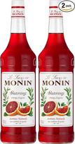 "Monin" kraujo apelsinų sirupas (1 x 1,0 l) - kokteiliams ir desertams - natūralus skonis - kūrybiškas panaudojimas (2 vnt.)