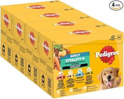"Pedigree Dogcare Vitality + Chunks in Sauce" suaugusių šunų maisto porcijinis maišelis 4 x 12 x 85 g