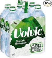 "Volvic Naturelle" negazuotas mineralinis vanduo, 12 vnt. (12 x 1 l), vienkartinis
