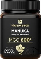 "Watson & Son" Manuka medus MGO 600+ 250g aukščiausios kokybės iš Naujosios Zelandijos