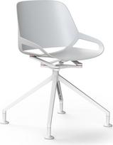 aeris Numo Modern Swing Chair - Kriauklės kėdė su stilingu pagrindu - Dizaino sukamoji kėdė biurui ir valgomajam - Ergonomiška kėdė sveikai nugarai