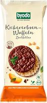 Avinžirnių vafliai Tamsiai kartūs iš baltymų turtingų avinžirnių 65 g 1 x 65 g