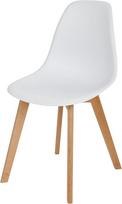 BURI Shell kėdė Balta valgomojo kėdė Virtuvės kėdė Biuro kėdė Bucket Seat Retro kėdė
