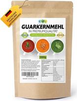 EWL Naturprodukte Guaro guma ledams 1 kg, guaro guma veganiška ir be glitimo, rišamoji medžiaga E 412 3500 cps, kontroliuojama ir išpilstyta Vokietijoje