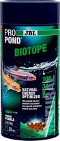 JBL Propond Biotop 0,53 kg (1 l) Visiems metams skirti biotopinių žuvų vabzdžių ir žalialūpių midijų maisto rutuliukai kaip natūralus maistinių medžiagų šaltinis Rūšims tinkama mityba, nuskendimas nuo 10 °C