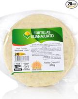 Kukurūzų tortilijos "White Mexicana Guanajuato", 15 cm, 20 vnt. (500 g)