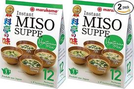 MARUKOME Miso sriubos pasta vegetariška tamsi Ryotei No Aji (1 x 224,55 g) (2 vnt.)