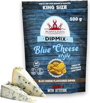 Poppamies Dipmix Blue Cheese Style - Veganiškas dipas su mėlynuoju sūriu, skirtas sparneliams, užkandžiams ir užkandžiams - be glitimo ir laktozei - 500 g