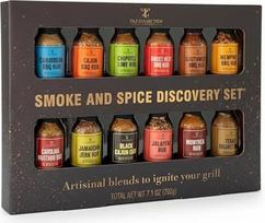 Prieskonių dovanų rinkinys su 12 prieskonių - "Essential Spice Collection" su prieskonių indeliais - "Essential Spice Rack for Kitchen" - idealūs namų apyvokos reikmenys maisto gaminimui, kepimui ant grotelių ir kasdieniam naudojimui