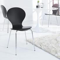 Retro Lounge dizainas Klasikinė kėdė Jacobsen Black