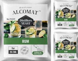 Romo distiliatorių mielės Alkoholio fermentacijos mielės Deginimo mielės Romo distiliavimo alkoholio tolerancija iki 13-14% 3 vnt.
