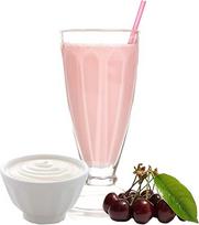 Sauerkirsch Yoghurt išrūgų milteliai Luxofit praturtinti L-karnitinu Baltyminis sveikatingumo gėrimas Išrūgos be aspartamo (Sauerkirsch Yogurt, 1 kg)