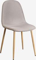 SKLUM Glamm valgomojo kėdė Brown Mocha Natural Wood
