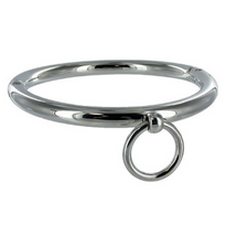 METAL HARD METAL HARD - BDSM NECKLACE WITH RING 10CM