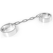 METAL HARD METAL HARD - ANKLE HANDCUFFS WITH ALLEN KEY SUBMISSION BDSM