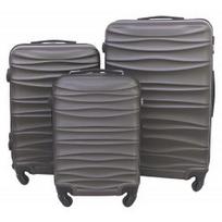 Vidutinis plastikinis lagaminas Gravitt 117 V Pilkas (DK Grey)