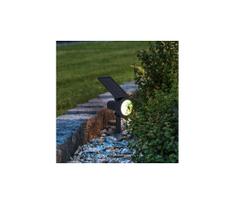 Eglo 901069 - LED RGBW reguliuojama saulės lempa SAMBUCO LED/3W/4,5V IP44 juoda + su nuotolinio valdymo pulteliu