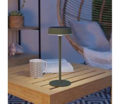 Eglo 75878-LED saulės įkraunamas stalinis šviestuvas SIMERI LED/3W/5V 1800mAh IP44 žalias