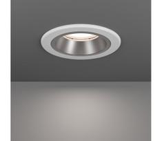 Eglo 902297 - dimeriuojamas vonios kambario įleidžiamas LED šviestuvas YEBRA LED/4,8W/230V IP44 baltas/auksinis