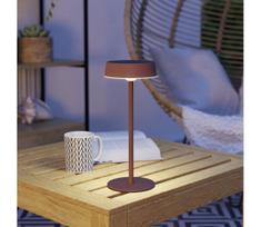 Eglo 75879-LED stalinė saulės įkraunama lempa SIMERI LED/3W/5V 1800mAh IP44 oranžinė