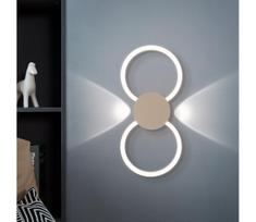 Eglo 902127 - LED sieninis šviestuvas VENTICELLO LED/20W/230V + LED/0,91W smėlio spalvos