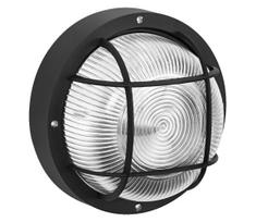 Osram - Lauko sieninis šviestuvas BULKHEAD 1xE27/10W/230V Ø 19 cm IP54 juodas