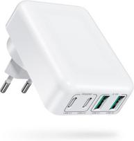 USB įkroviklis, skirtas Apple ir Samsung, 2C+2A