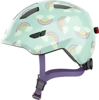 Šalmas Abus vaikiškas Smiley 3.0 LED blue rainbow - s