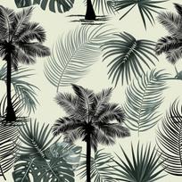 Vinilinė Lipni Plėvelė Su Palmėmis Yullpaper Žalia 44,5 X 300 Cm, 44,5 x 300 cm
