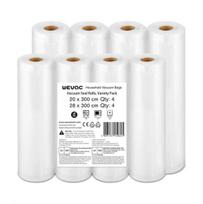 Wevac maisto vakuuminiai ritiniai 20×300, 4 vnt. + 28×300, 4 vnt.