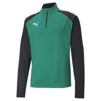PUMA futbolo bliuzonas vyrams PUMA teamLIGA 1/4 Zip Top Pepper Green - 65723605, žalias