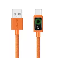 USAMS U92 data transfer and charging cable | USB-A to USB-C | 18W | 1.2m | orange