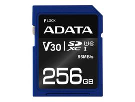 ADATA 256GB SDXC UHS-I U3 V30S 95MB/60MB|ASDX256GUI3V30S-R
