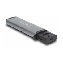 Delock DELOCK USB 5Gbps Kartenleser mit SD und Micro SD Slot und Aufbewahrungsfchern fr Speicherkarten | 91018 | 4043619910182