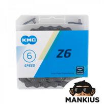 Motorinio dviračio sankabos grandinė KMC Z6 1/2" x 3/32" 114L