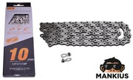 Motorinio dviračio sankabos grandinė PYC P1003 1/2" x 11/128" 116L