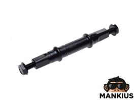 Dviračio galinė ašis su veržlėmis BSA AXLE 124,5MM