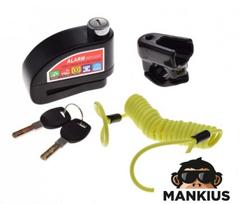 Stabdžių disko užraktas WITH ALARM, ON VARIANT BLACK