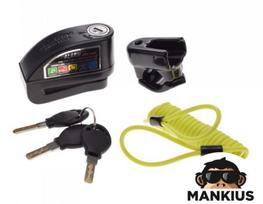 Stabdžių disko užraktas WITH ALARM, ON/OFF VARIANT BLACK